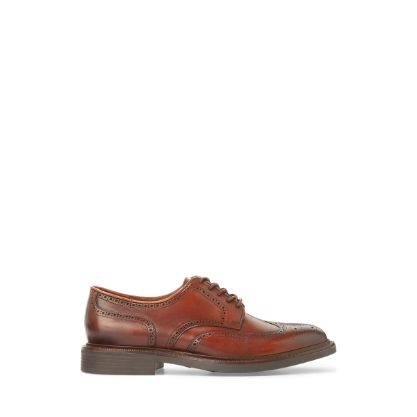 Pale Russet Asher Leather Wingtip Polo Ralph Lauren 1