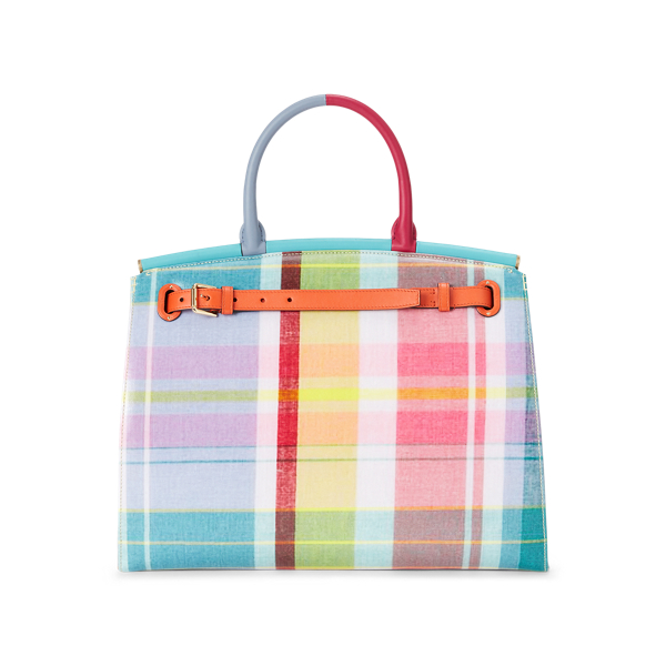 Gro&szlig;e Madraskarotasche RL50 Ralph Lauren Collection in Madraskaro 3