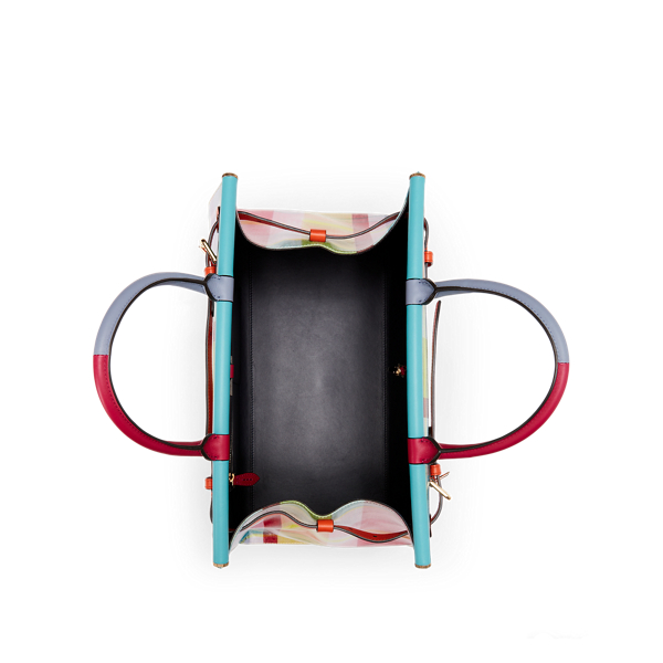 Gro&szlig;e Madraskarotasche RL50 Ralph Lauren Collection in Madraskaro 4