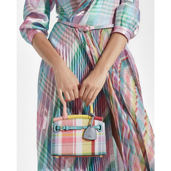 Madras Plaid RL50 Madras Mini Bag Ralph Lauren Collection 6