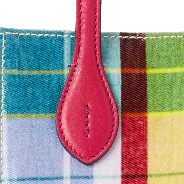 Madras Plaid Madras Mini Modern Tote Ralph Lauren Collection 5