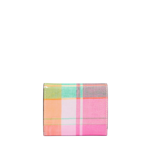 Plaid Multi Petite Hinge-Lock Wallet Ralph Lauren Collection 2