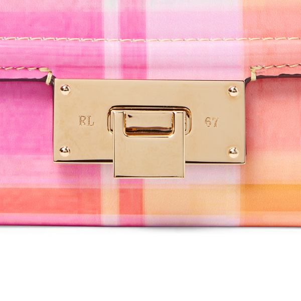 Plaid Multi Petite Hinge-Lock Wallet Ralph Lauren Collection 4
