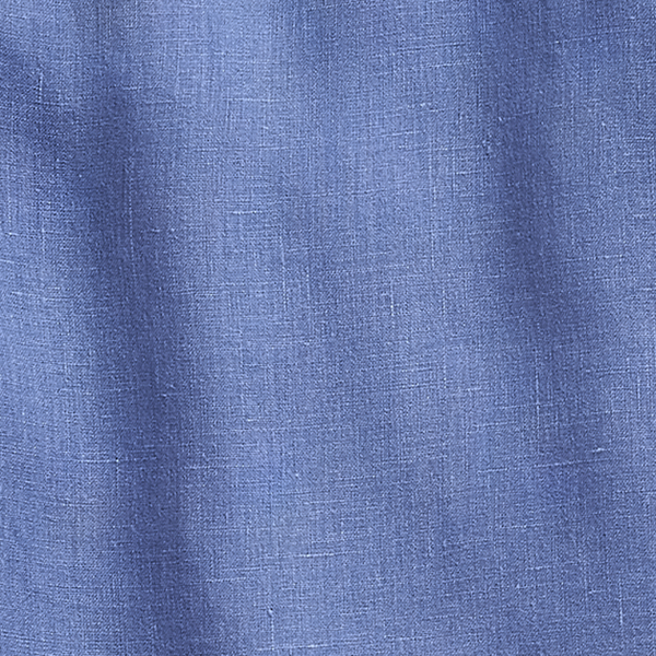 Washed Sea Blue Garment-Dyed Linen Shirt Purple Label 7