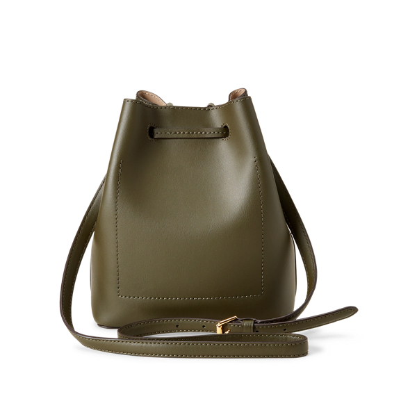 Deep Olive/Porcini Mini Debby II Drawstring Bag Lauren 3