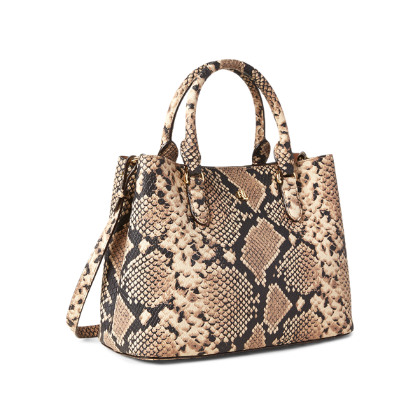 Nude Mini Leather Print Marcy II Satchel Lauren 2