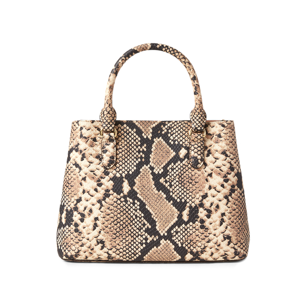 Nude Mini Leather Print Marcy II Satchel Lauren 3