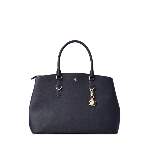 Sacoche &agrave; double zip en cuir