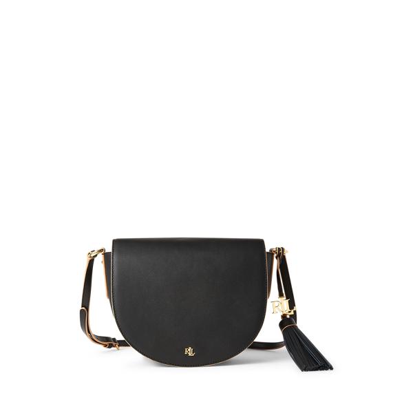 Bolso cruzado de piel mediano