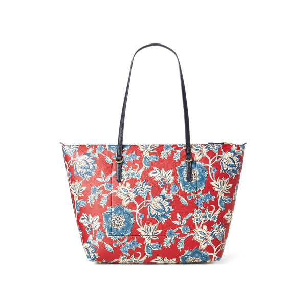 Maupiti Floral Vegan-Leather Keaton Tote Lauren 3