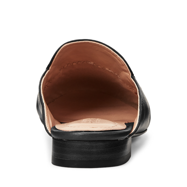 Black Leather Slip-On Loafer Lauren 3