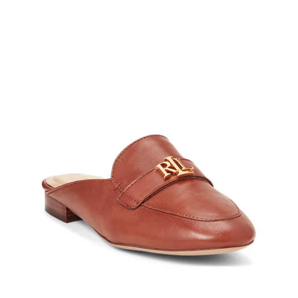 Deep Saddle Tan Leather Slip-On Loafer Lauren 2