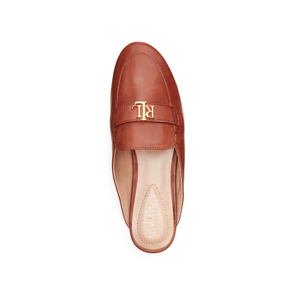 Deep Saddle Tan Leather Slip-On Loafer Lauren 4