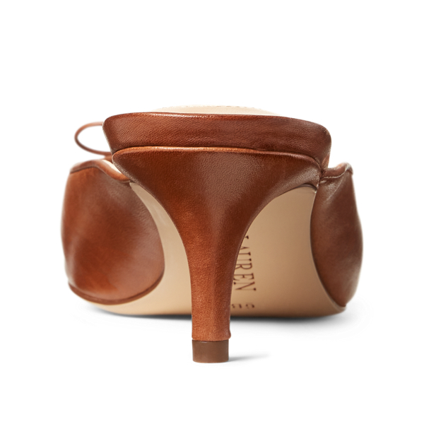 Deep Saddle Tan Lilyan Leather Pump Lauren 3