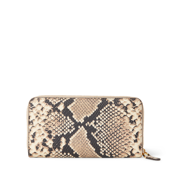 Nude Python Continental Zip Wallet Lauren 2