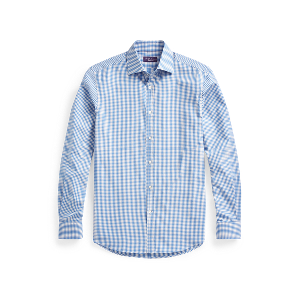 Plaid Twill Shirt Purple Label 1