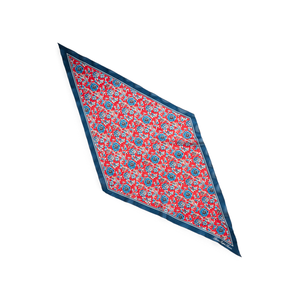 Orient Red Lisa Silk Scarf Lauren 2