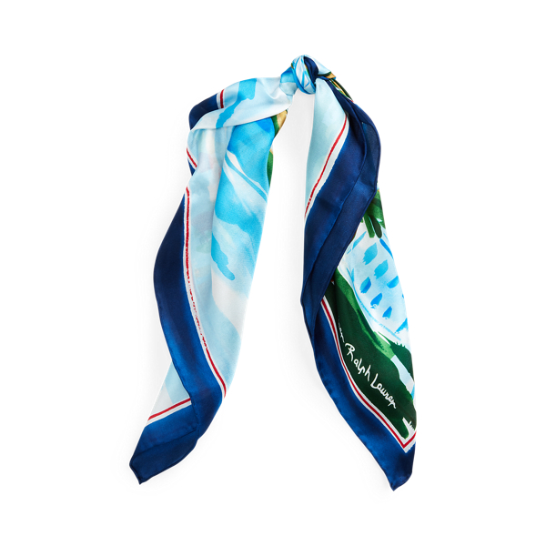 Natalie Silk Twill Scarf