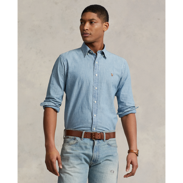 Polo ralph lauren chambray shirt on sale