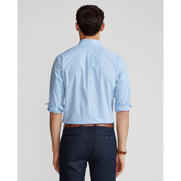 Custom-Fit-Hemd mit Karomuster Polo Ralph Lauren in Blue/White Check 4