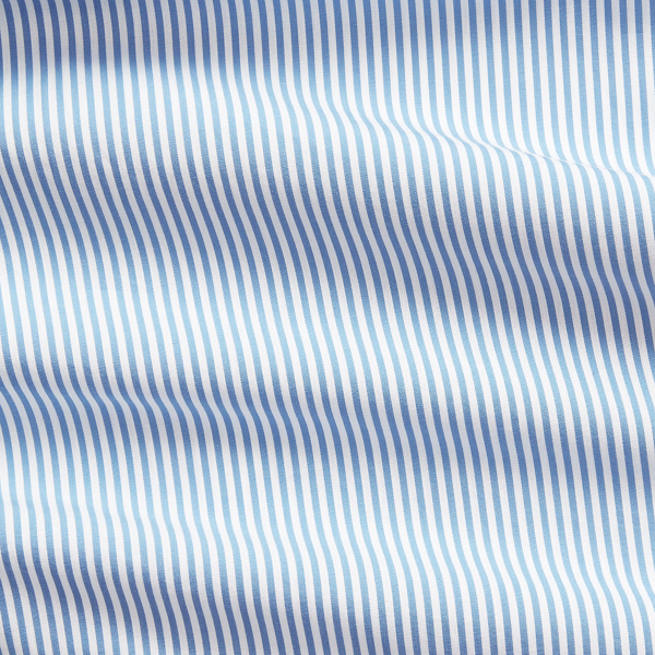 Blue Sky/White Slim Fit Peached Poplin Shirt Polo Ralph Lauren 8