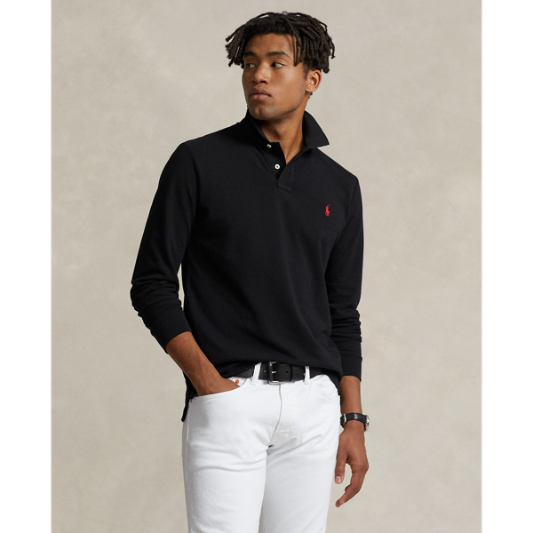 Ralph lauren black rugby shirt best sale