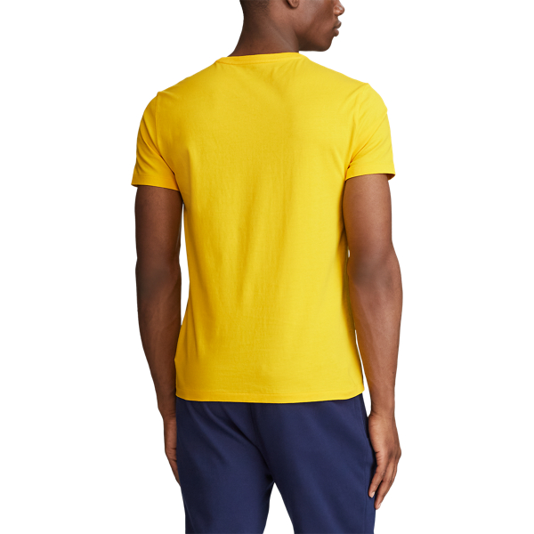 Slicker Yellow Custom Slim Fit Logo T-Shirt Polo Ralph Lauren 4