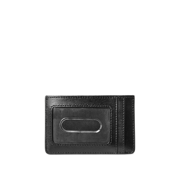 Black Saffiano Leather Card Case Lauren 2