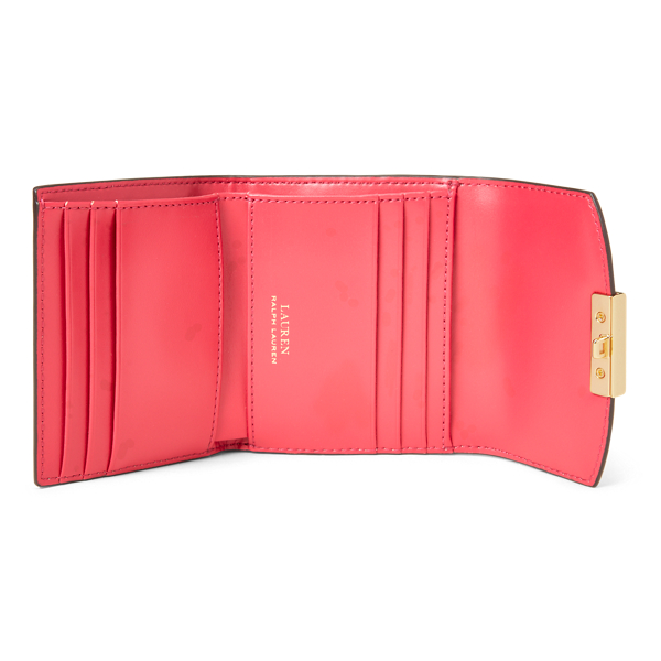 Ruby Leather Compact Wallet Lauren 3