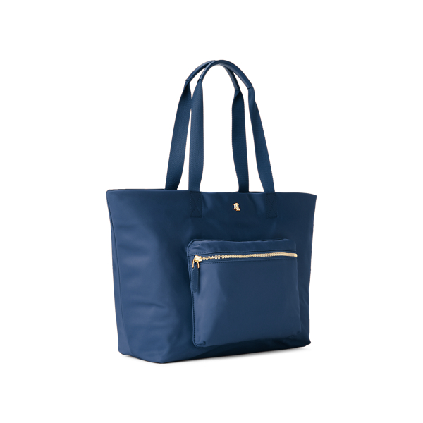 Lauren Navy Nylon Medium Canton Tote Lauren 2