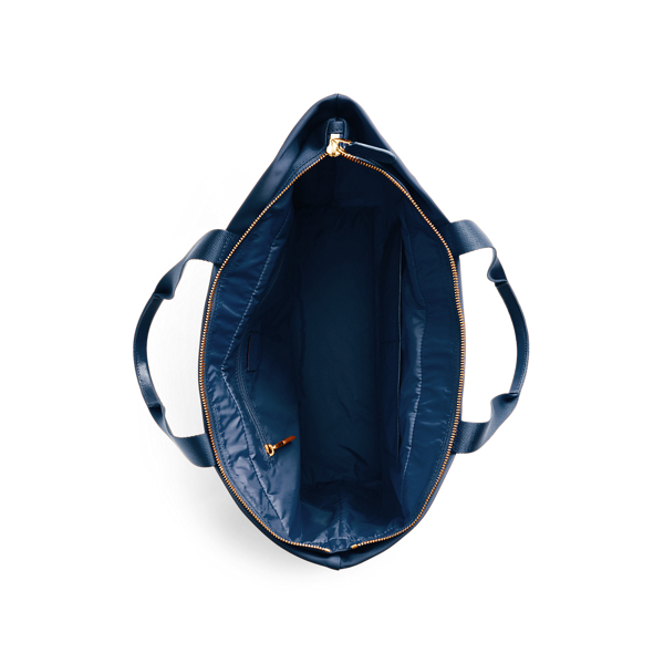 Lauren Navy Nylon Medium Canton Tote Lauren 4