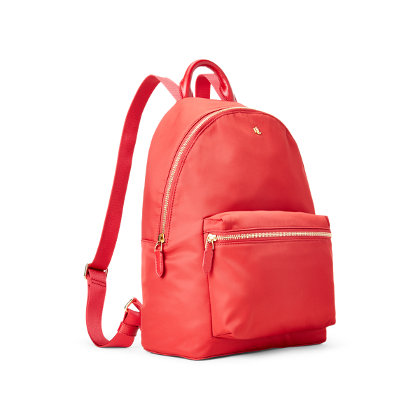 Rl Red Nylon Medium Clarkson Backpack Lauren 2