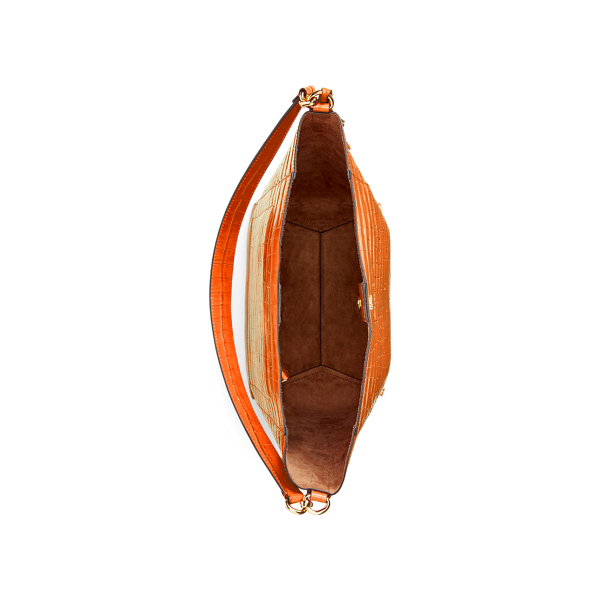 Persimmon Embossed Medium Adley Shoulder Bag Lauren 4