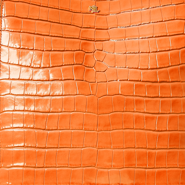 Persimmon Embossed Medium Adley Shoulder Bag Lauren 5