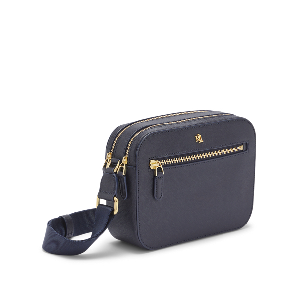 Lauren Navy Saffiano Leather Crossbody Bag Lauren 2