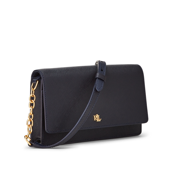 Lauren Navy Leather Winston Crossbody Lauren 2