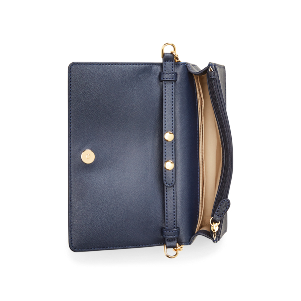 Lauren Navy Leather Winston Crossbody Lauren 4