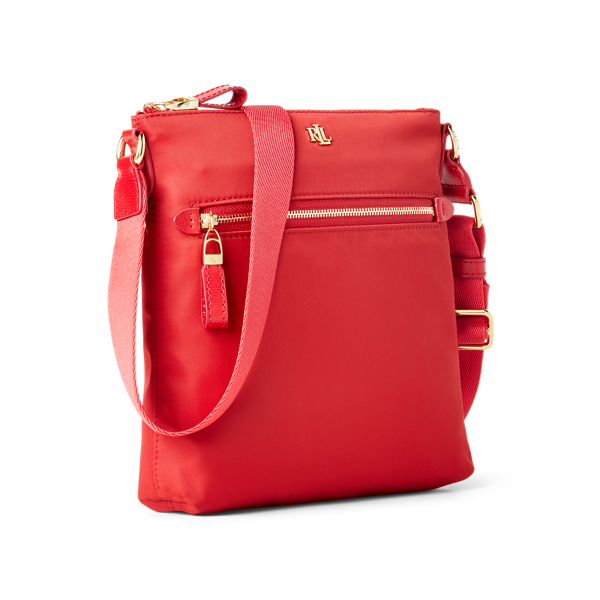 Red Nylon Medium Jetty Crossbody Lauren 2
