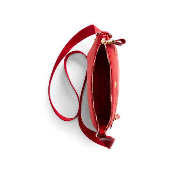 Red Nylon Medium Jetty Crossbody Lauren 4
