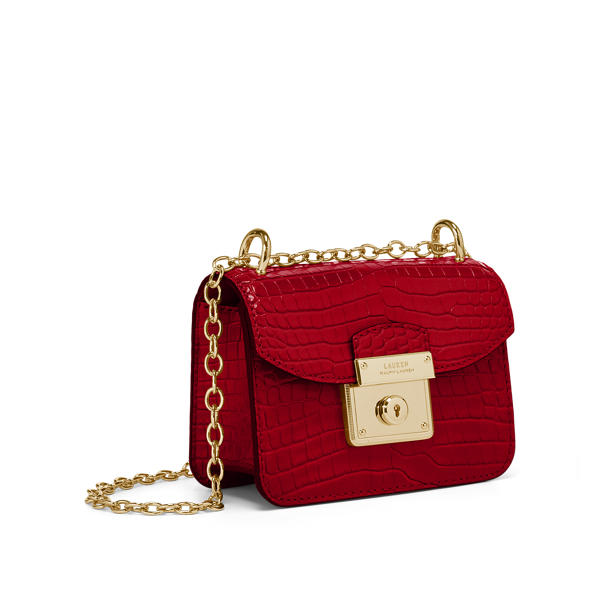 Borsa a tracolla Beckett mini Lauren in Rl Red 2