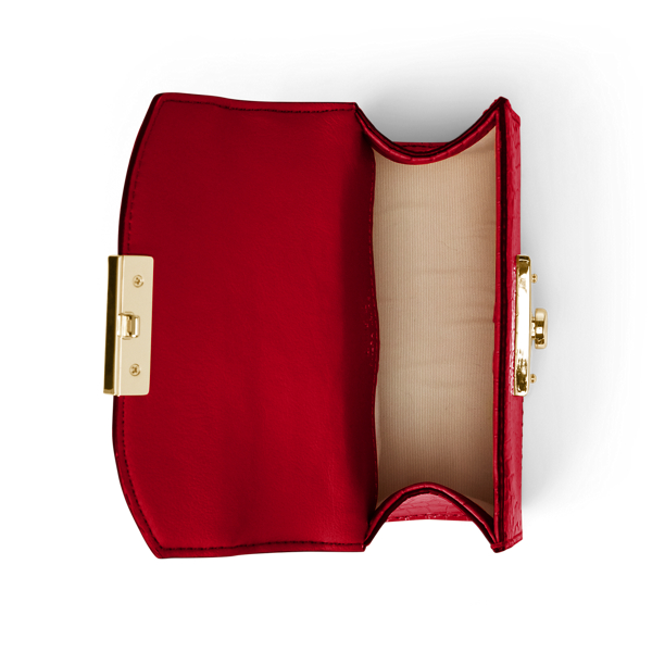 Borsa a tracolla Beckett mini Lauren in Rl Red 4