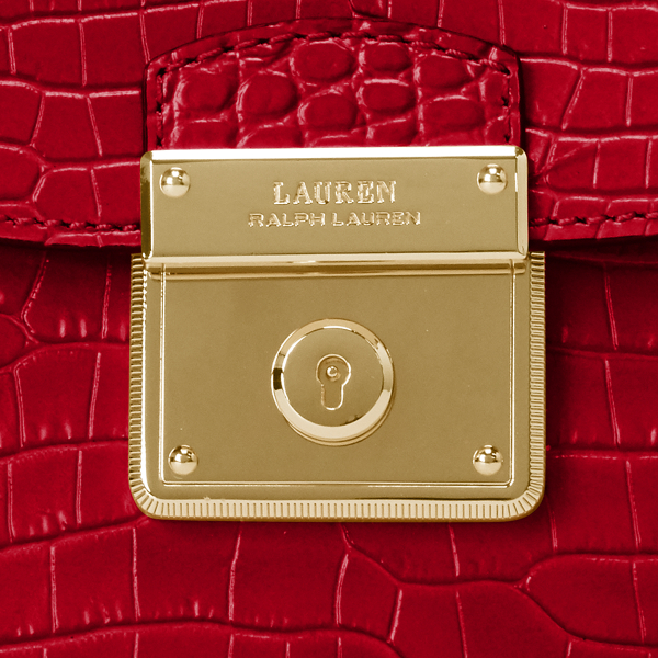 Borsa a tracolla Beckett mini Lauren in Rl Red 5