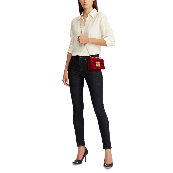 Borsa a tracolla Beckett mini Lauren in Rl Red 6