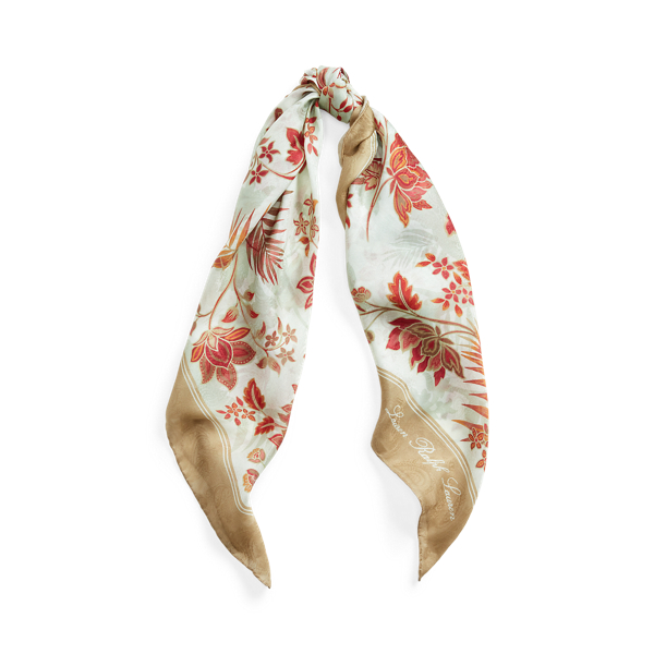 Lydia Silk Square Scarf