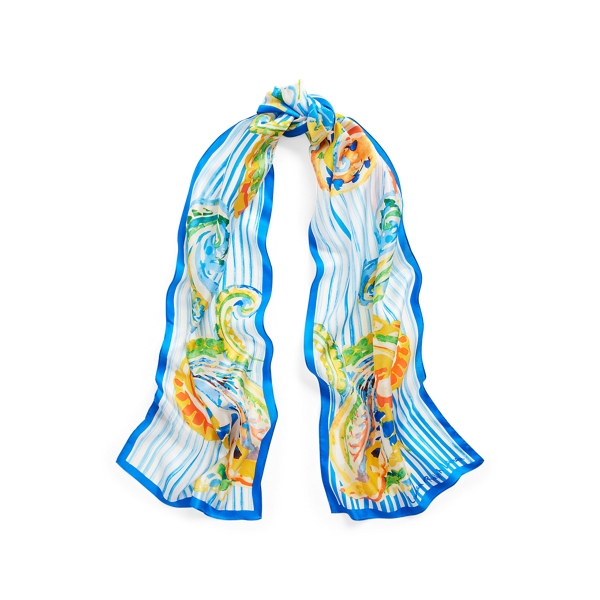 Angie Silk-Twill Scarf
