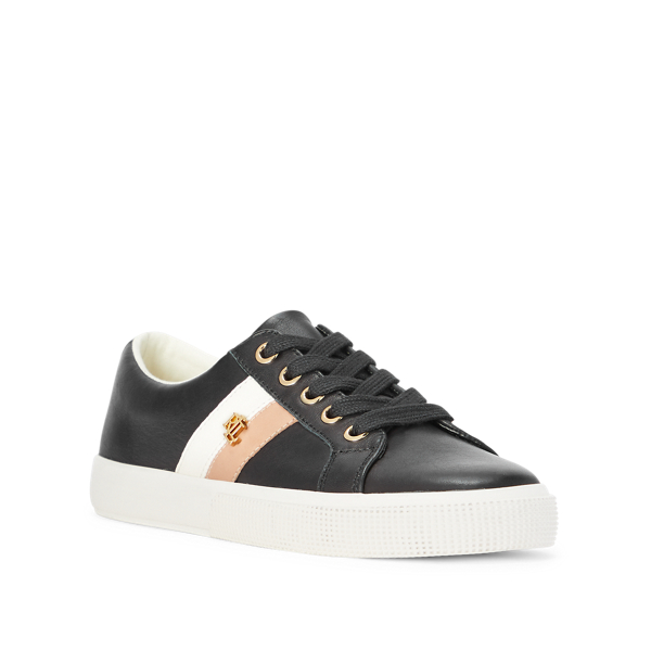 Black/Nude/Vanilla Janson II Leather Trainer Lauren 2