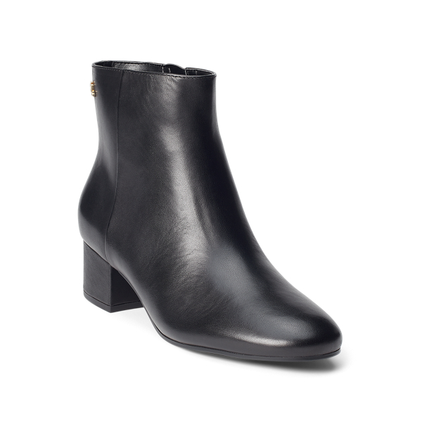 Black Welford II Leather Bootie Lauren 2