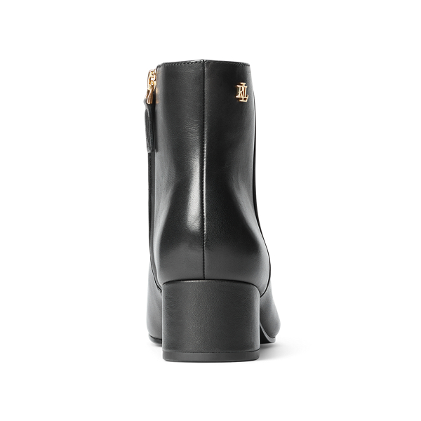 Black Welford II Leather Bootie Lauren 3