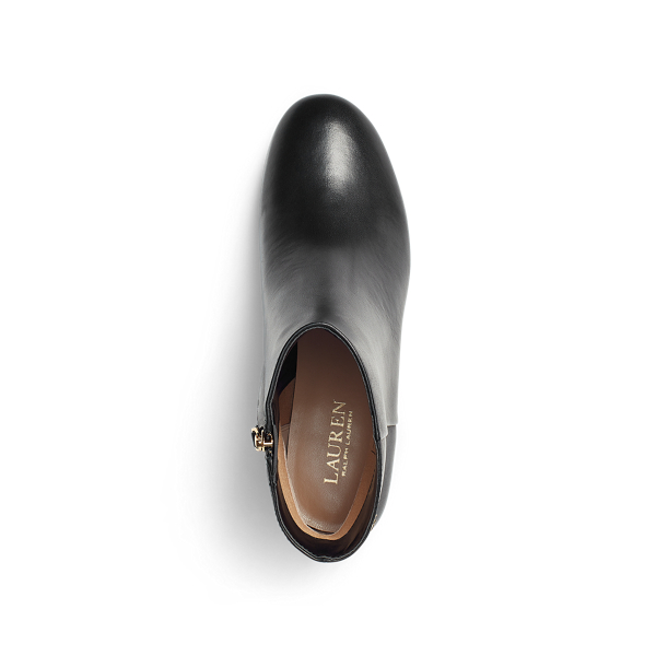 Black Welford II Leather Bootie Lauren 4