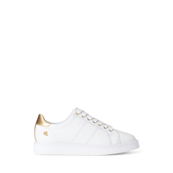 Angeline II Metallic Leather Trainer Lauren 1